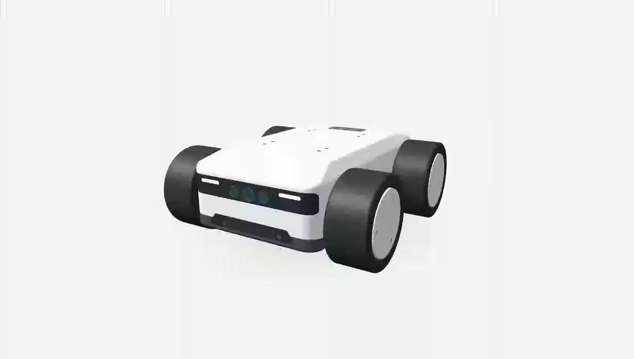 A mobile robot assembly open in Beenokle Model